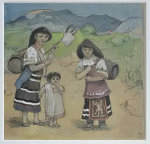 Harm Kamerlingh Onnes - Boerenfamilie in het veld kopen? Bied vanaf 395!