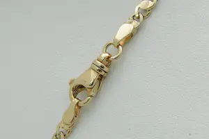 NV34 - Zo goed als nieuw  14 karaat gouden bicolor  collier - klein model kopen? Bied vanaf 680!