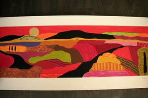Ronald Boonacker - Kleurenzeefdruk Toscaans Landschap 1, Italië Handgesigneerd. kopen? Bied vanaf 125!