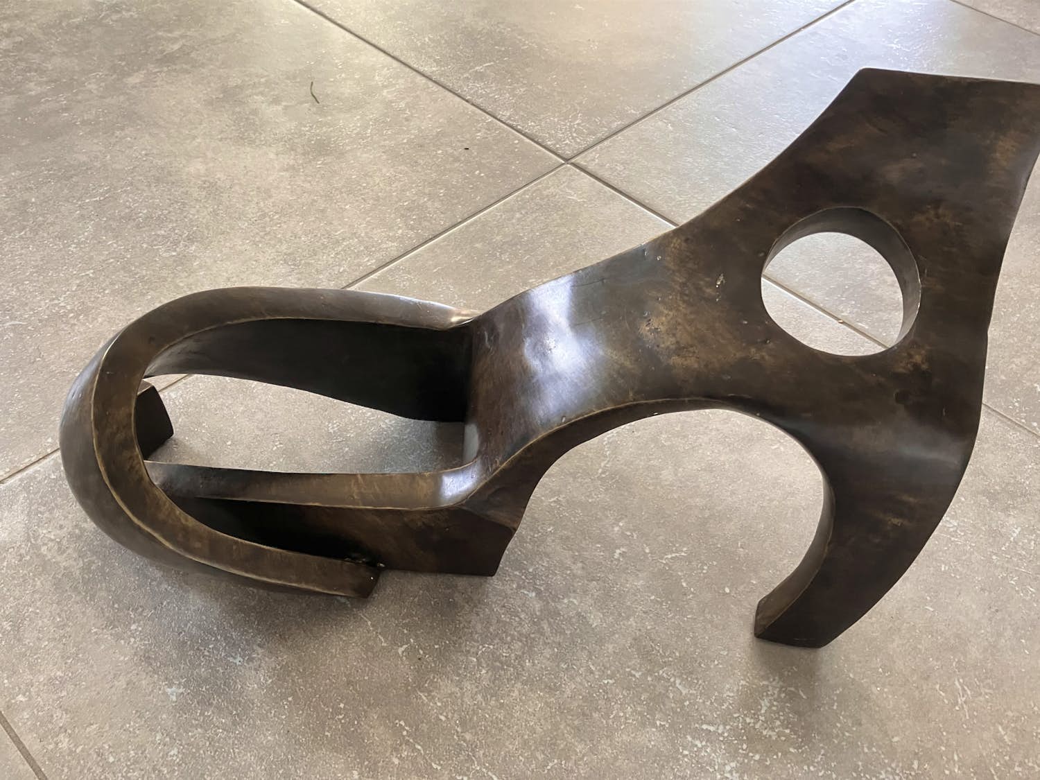 Brons (Onbekend) - Zittend figuur verkocht voor € 199!