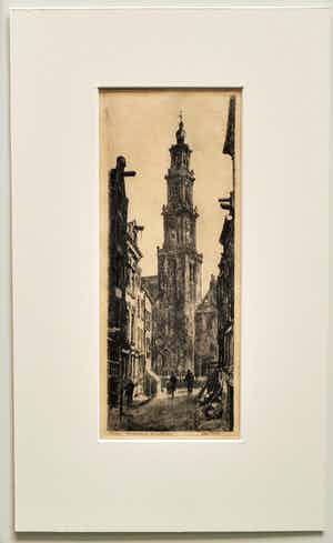 Jan Sirks - Westerkerk Amsterdam - 043-JS verkocht voor € 35!