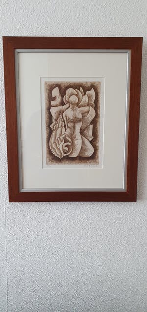 Niet of onleesbaar gesigneerd - vrouw in bladeren kopen? Bied vanaf 1!