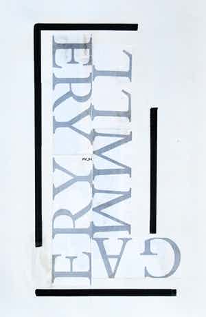 Siep van den Berg - COLLAGE en TEKENING # recto/verso, 1992, nieuwstaat verkocht voor € 48!