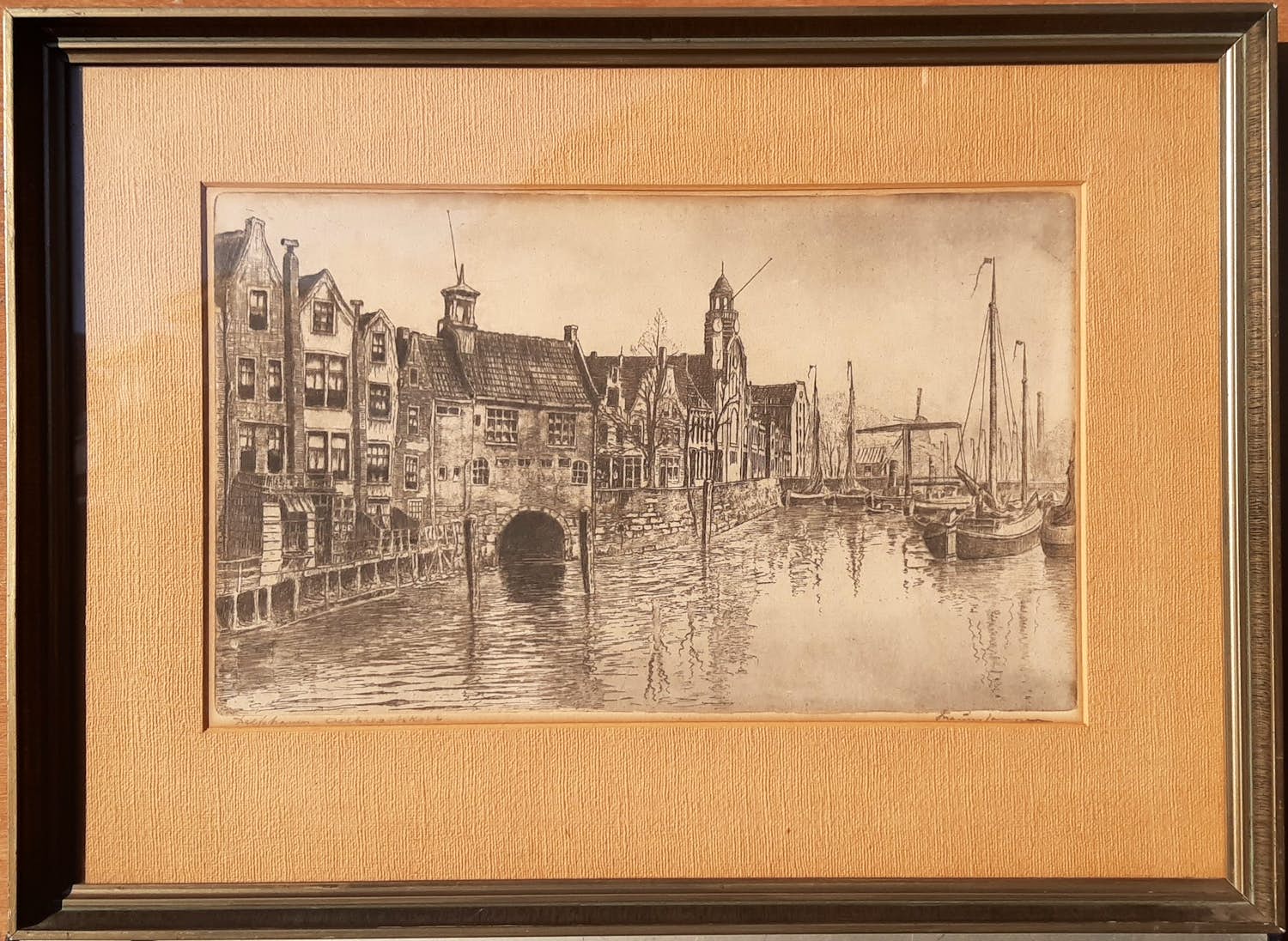 Marius Johannes Janssen - Delfshaven Aelbrechtskolk verkocht voor € 50!