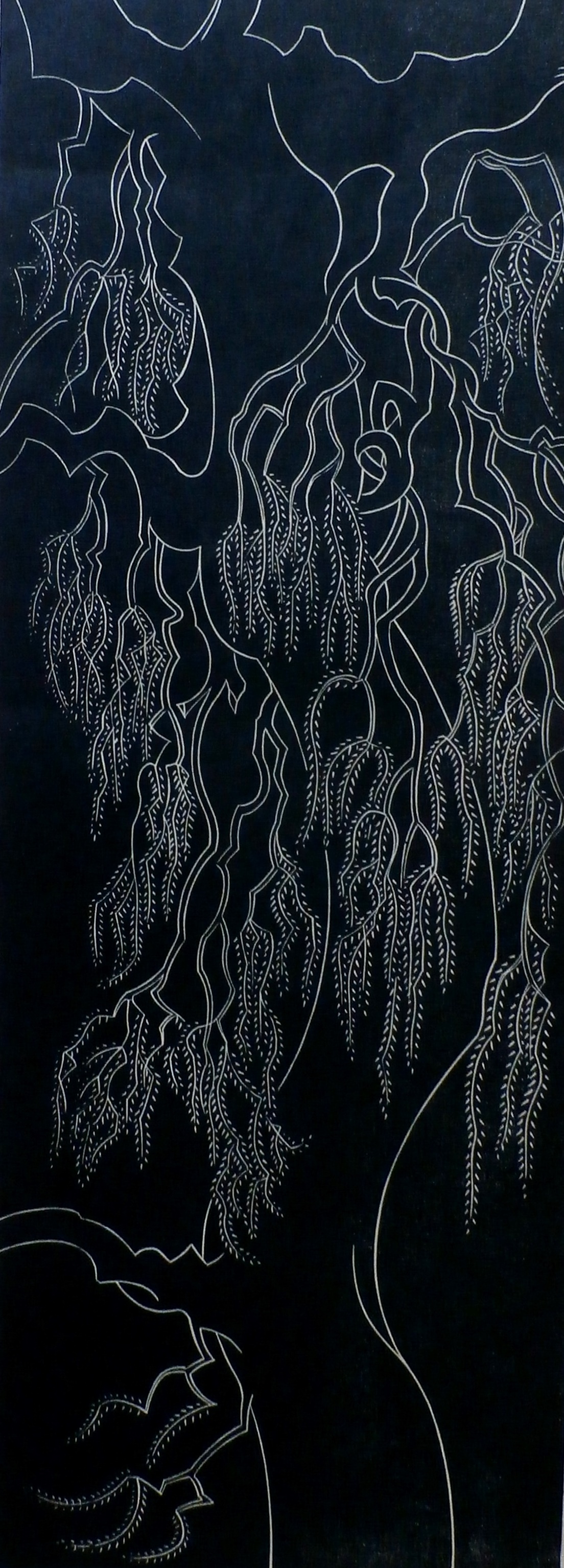 Willem Hussem - litho: boom in lente kopen? Bied vanaf 90!