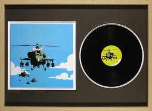 Banksy - Dirty Funker - Flat Beat - Ingelijst kopen? Bied vanaf 1!