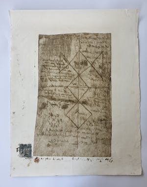 Anton Heyboer - Contrapunt 3 - Gesigneerde ets - collectie Piers - Van Gelder papier kopen? Bied vanaf 325!