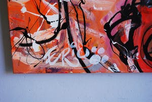 Eric Schreurs - grimmige Mickey Mouse - 100x80 cm - kopen? Bied vanaf 100!