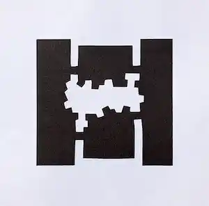Eduardo Chillida - Abstracte compositie, originele litho met reliëfdruk verkocht voor € 60!