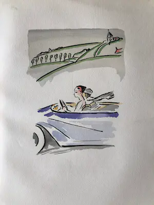 Kees van Dongen - In de auto - 1925 kopen? Bied vanaf 485!