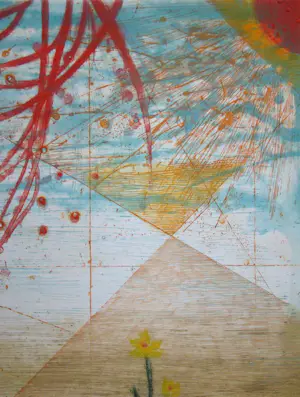 René Carcan - Été - 1980 - Originele ets, handgesigneerd en genummerd kopen? Bied vanaf 120!