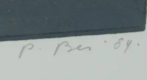 Peter Bes - Ets en aquatint, Silo kopen? Bied vanaf 50!