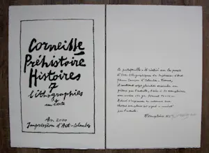 Corneille - Portfolio Préhistoire Histoires: 7 gesigneerde litho's - 2000 kopen? Bied vanaf 1550!