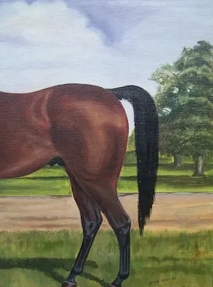 Henri Busy - Paarden Portret kopen? Bied vanaf 70!