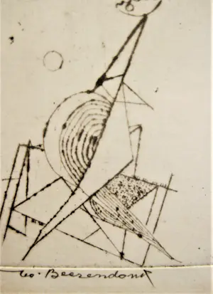 Theo Beerendonk - jaren 60 - twee (2) droge naald Etsjes "Naakten" potlood gesigneerd kopen? Bied vanaf 28!