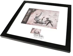 Banksy - FCK PTN! Banksy ingelijst - Complete set kopen? Bied vanaf 120!