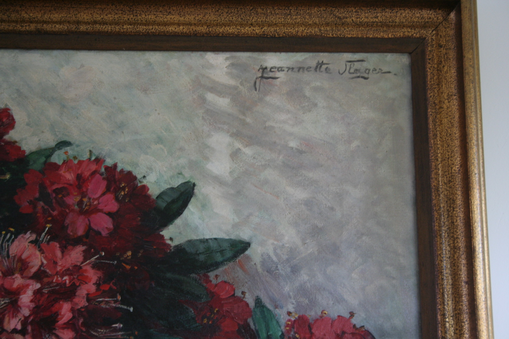Jeanette Slager - Rododendrons in Glazen vaas kopen? Bied vanaf 525!