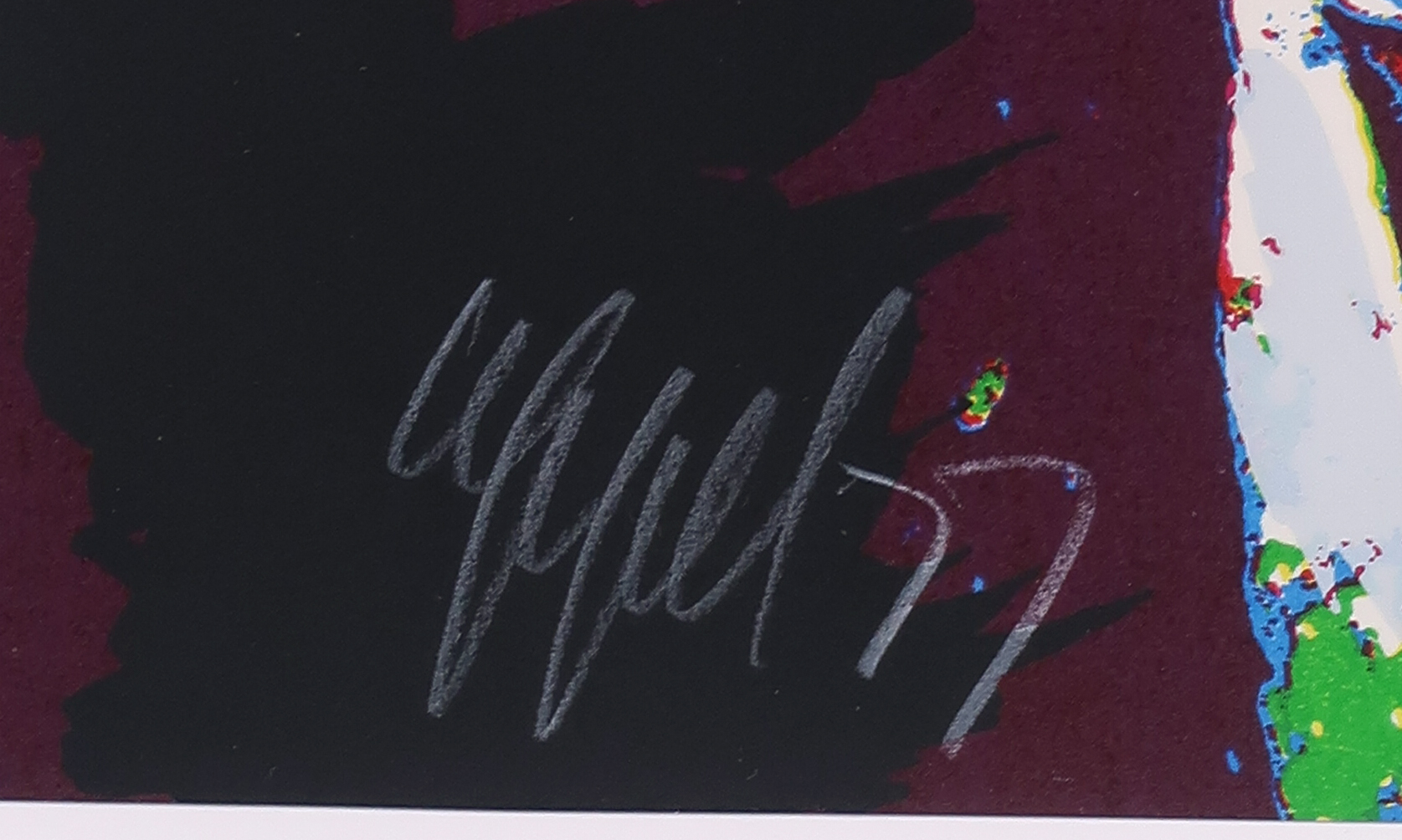 Karel Appel - Zeefdruk, Het gele hoofd - Ingelijst kopen? Bied vanaf 150!