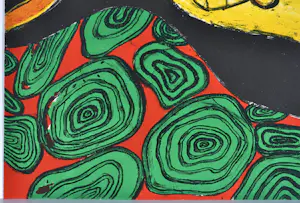 AcheterCorneille - Eveil, litho, 66x51 cm, gesigneerd, 1971? Enchérissez de 325!