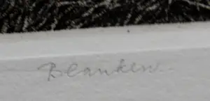 Hans Blanken - Ets: "De hoek van klein Ammers" kopen? Bied vanaf 150!