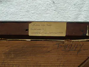 Annie Bruin - Olieverf op doek , Dorpsgezicht Laren? – Lijst, 34 x 44½ cm kopen? Bied vanaf 1!