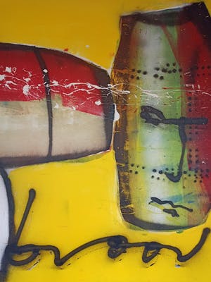 Herman Brood - Dog ( origineel schilderij) kopen? Bied vanaf 3950!