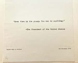 Hayden Kays - Grab them by the pussy verkocht voor € 50!