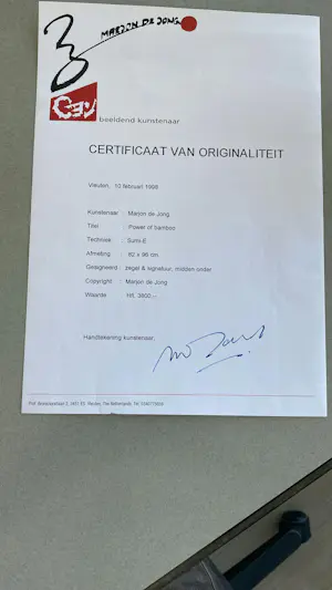 Marjon de Jong - Power of bamboo kopen? Bied vanaf 500!