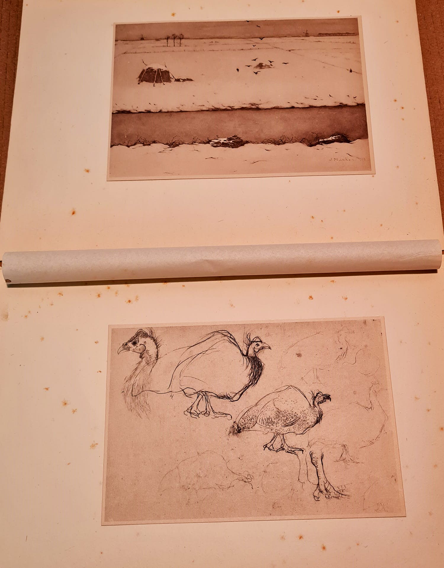 Jan Mankes - 2 heliogravures kopen? Bied vanaf 1!