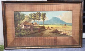Niet of onleesbaar gesigneerd - C2993-3, Indonesisch landschap kopen? Bied vanaf 10!