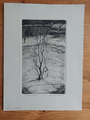 Hans van Dokkum - Winterlandschap kopen? Bied vanaf 15!