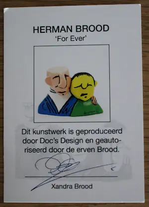 Herman Brood - Beeld: "For Ever" + certificaat kopen? Bied vanaf 125!