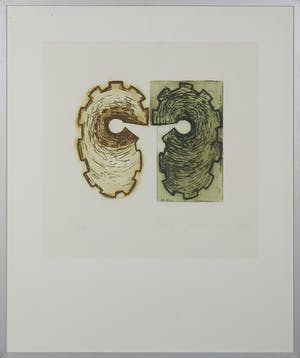 Rene Klarenbeek - Ets en aquatint, Zonder titel - Ingelijst kopen? Bied vanaf 10!