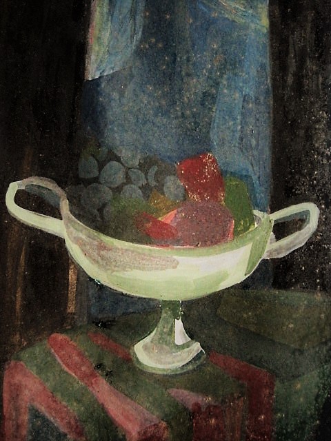 Carla Daalderop Bruggeman - Zeldzaam kubistisch Aquarel van Beeldhouwster/Keramiste uit de Betuwe  kopen? Bied vanaf 1!