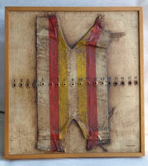 Enric Adsera Riba - Profiel-kunstwerk / Paneel, Gemengde techniek , “Voetbalshirt” kopen? Bied vanaf 100!