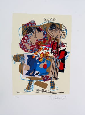 Kees Salentijn - zeefdruk -1997 kopen? Bied vanaf 55!