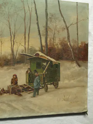 Johan Frederik Wilhelm Isselmann - Naar het schilderij van Pierre-Marie Beyle , La dernière étape de Coco kopen? Bied vanaf 20!