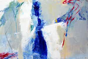 Paula Evers - Schilderij: acryl op papier - 1991 verkocht voor € 99!