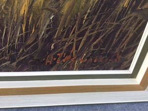 Herman Wijngaard - C5081, Plasgezicht met opvliegende eenden kopen? Bied vanaf 350!