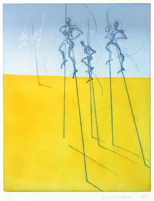 Ronald Tolman - Kleurenets, Steltlopers - Ingelijst kopen? Bied vanaf 80!