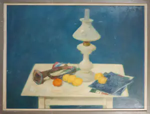 Arnold Smith - Olieverf op doek, Stilleven met citroenen - Ingelijst kaufen? Bieten Sie von 1!