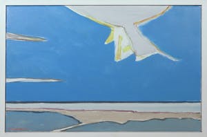 Paul Overhaus - Olieverf op doek, Zonsondergang I - Ingelijst kopen? Bied vanaf 1!