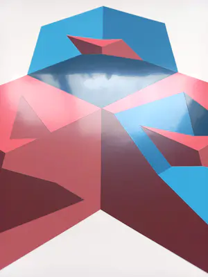 Peter Struycken - Geometrisch abstract (1966), zeefdruk kopen? Bied vanaf 175!