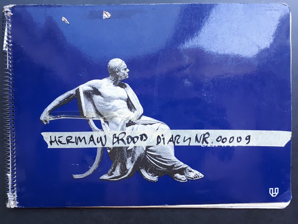 Herman Brood - Schetsboek uit 1991 met 3 tekeningen, gesigneerd kopen? Bied vanaf 200!