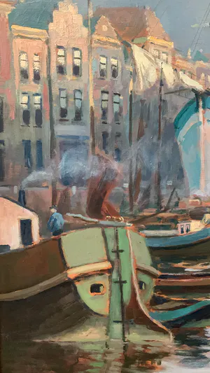 Martin van Waning - Gezicht op Dordrecht kopen? Bied vanaf 1250!