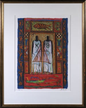 Eric Toebosch - Litho, Zonder titel - Ingelijst kopen? Bied vanaf 40!