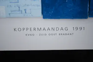 Piet Dirkx - " Ad Hoc "- Koppermaandag 1991- oplage 98 kopen? Bied vanaf 75!