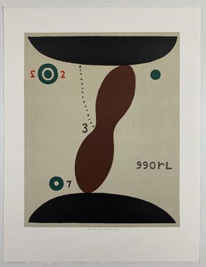 Reinier Lucassen - Kleurenlitho - zonder titel - 1992 kopen? Bied vanaf 150!