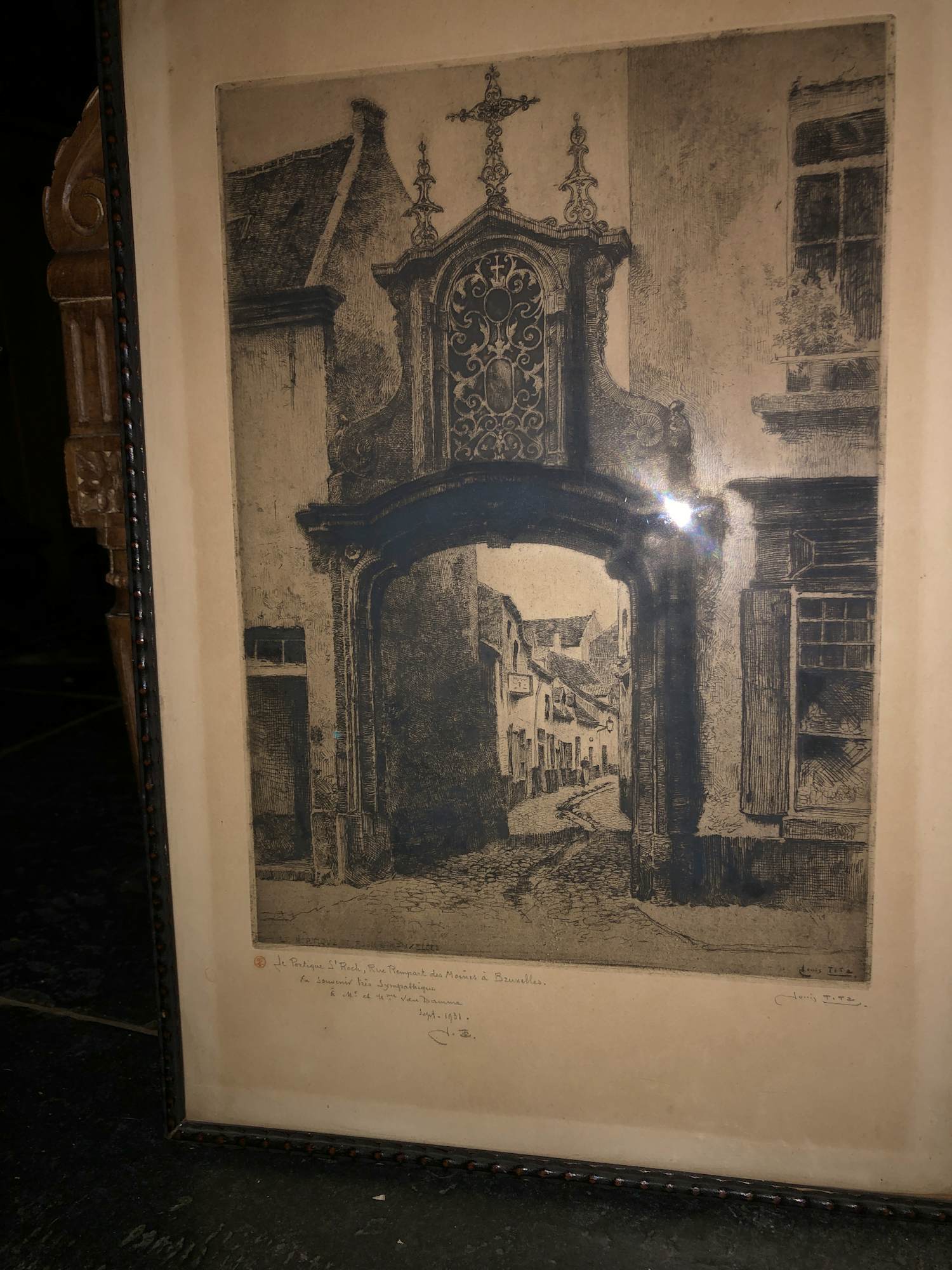 Louis Titz - Portique St Roch, Rue Rempart des Moines Bruxelles kopen? Bied vanaf 100!