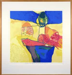 Henk van Vessem - Bronstige Bron - gesigneerd - 125 ex. - ingelijst verkocht voor € 1!